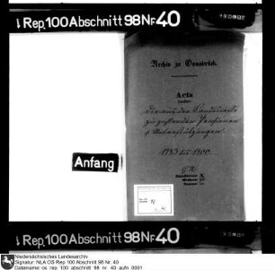 Aus des Landeskasse zu zahlenden Pensionen und Unterstützungen