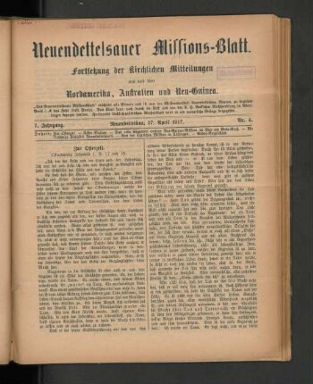 17. April 1917. Nr. 4.