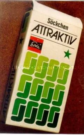 Verpackung für Söckchen "Attraktiv"