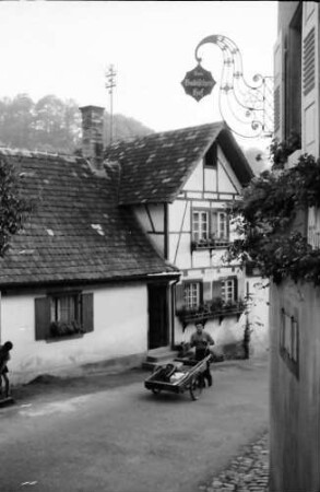 Sasbachwalden: Wirtshausschild - Zum Badischen Hof