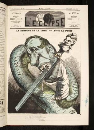 Le serpent et la lime, par Alfred Le Petit