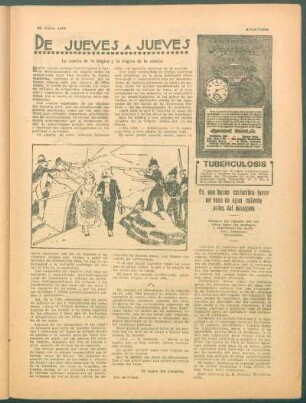 De jueves a jueves : Lo cómico de lo trágico y lo trágico de lo cómico