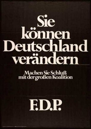FDP, Bundestagswahl 1969