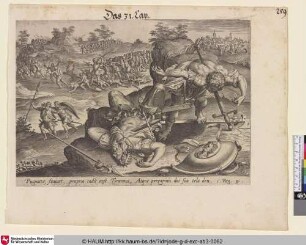 [Saul und sein Waffenträger stürzen sich in ihr Schwert; Saul and his Armour-bearer Kill Themselves with their Swords]