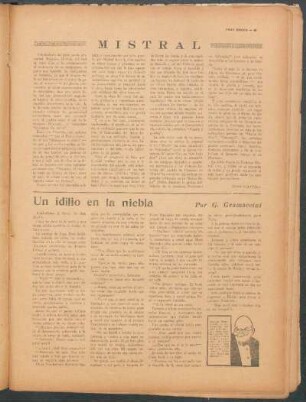 Un idilio en la niebla