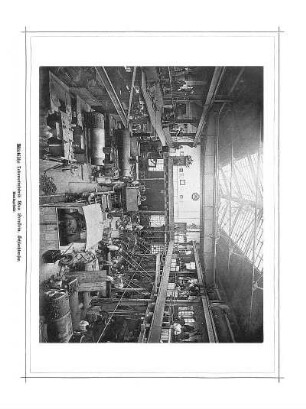 Märkische Lokomotivfabrik Max Orenstein, Schlachtensee. Montagehalle