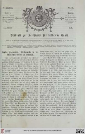 Kopien venezianischer Meisterwerke in der Schack'schen Galerie zu München, [1]
