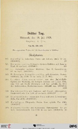 Skulpturen (Nr. 520-575)