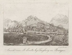 Ansicht von St. Loretto bey Freyburg im Breisgau
