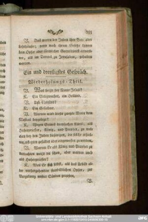 Ein und dreyßigstes Gespräch.