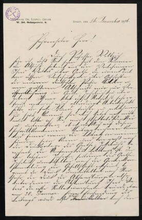 Brief 1: 14.12.1896