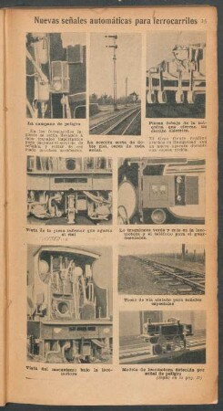Nuevas señales automáticas para ferrocarriles