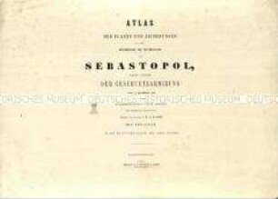 Atlas zur Verteidigung von Sebastopol während der Belagerung im Krimkrieg 1854/55