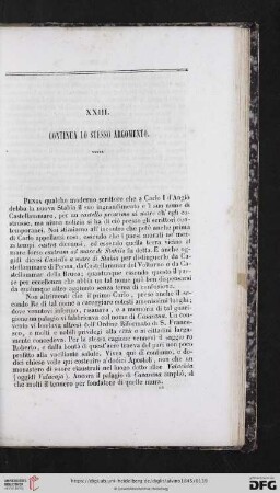 XXIII. Continua lo stesso argomento