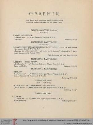 Graphik (Nr. 1-67)