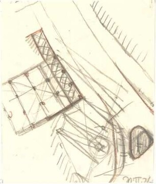Fischer, Theodor; München; Kaufhaus Tietz, Bebauungsvorschlag - Lageplan