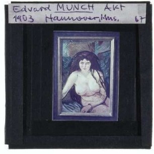 Munch, Weiblicher Halbakt (Das Biest)