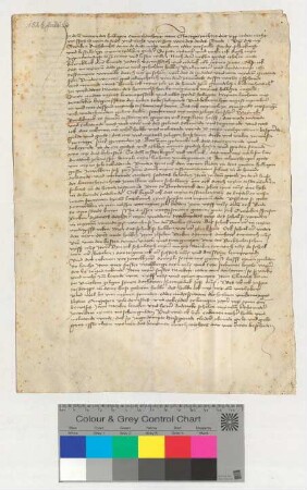 Testament der Greteke Rathbrokes, Witwe des Meyneke Rathbrock, beglaubigt durch die Ratsmannen Hinrick Gronenhagen und Hartich Schomaker.