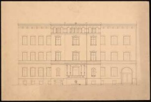 Dreigeschossiges Schloss: Ansicht