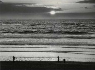 Abendstimmung am Strand von Mimizan-Plage