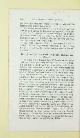 Frankreich unter Ludwig Napoleon; Rußland und England