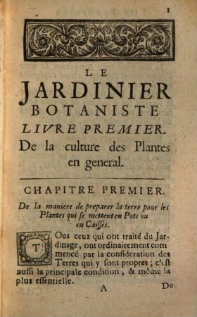 Le Jardinier botaniste ...
