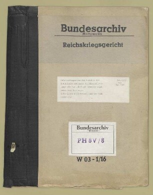 Untersuchungsakten des Gerichts der Garde-Kavallerie-Schützen-Division: Bd. 7