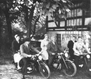 Neschwitz-Holscha. Ehem. Mühle, Mühlenteil, um 1955, Repro (Bildersammlung Domann, Holscha)