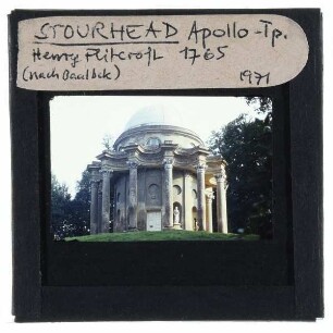 Stourhead, Gartenanlage : Apollo-Tempel