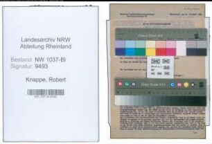 Entnazifizierung Robert Knappe , geb. 25.07.1890 (Bueroangestellter)