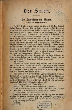 Der Salon für Literatur, Kunst und Gesellschaft. [1871],11/12 = [Bd. 8]