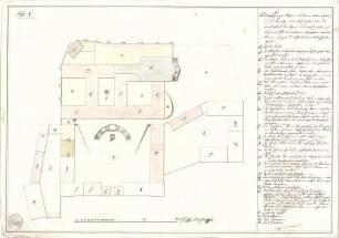 Fink, Johann Lorenz; Banz; Kloster Banz - Lageplan