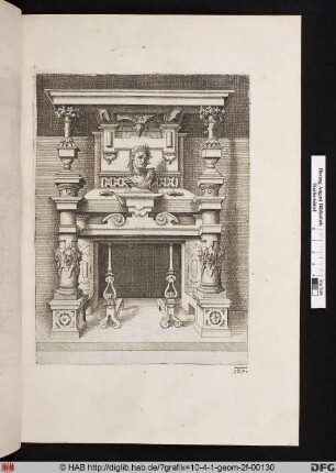 [Kamin mit Büste. Band IV.]