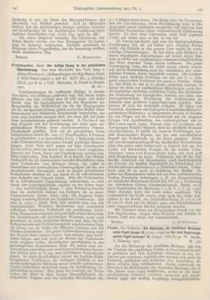 142-143 [Rezension] Fuchs, Wilhelm, Die Besetzung der Deutschen Bistümer unter Papst Gregor IX. (1227 - 1241) und bis zum Regierungsantritt Papst Innocenz‘ IV. (1243)