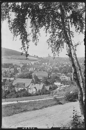 Oberschlema. Blick auf Oberschlema