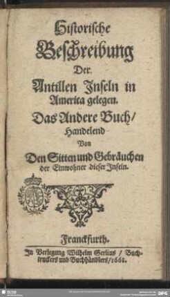 2: Handelend Von Sitten und Gebräuchen der Einwohner dieser Inseln