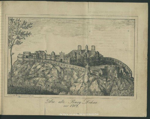 Die alte Burg Dohna vor 1402