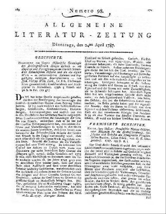 Luck, J. P. W.: Historische Genealogie des Reichsgräflichen Hauses Erbach, die als Zusätze und Verbesserungen zu Daniel Schneiders im Jahr 1736 herausgegebenen Erbachischen Historie und auch als ein eigenes Werk gebraucht werden kann. Frankfurt am Main 1786