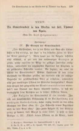 529-554 Die Erwerbsarbeit in den Werken des heiligen Thomas von Aquin : Fortsetzung
