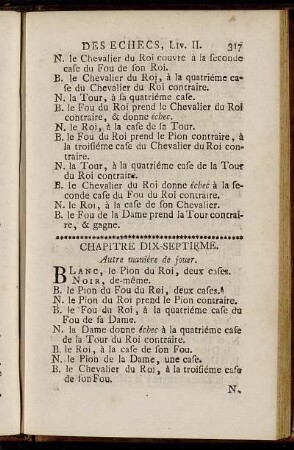 Chapitre Dix-Septieme