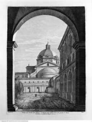I monumenti più interessanti di Roma ..., Tafel 43: Palazzo Venezia, Cortile