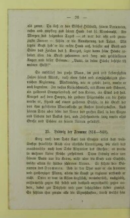 25. Ludwig der Fromme (814 - 840)