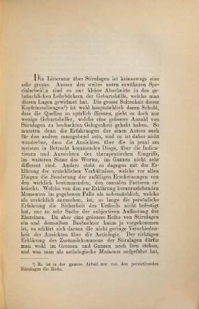 Beiträge zur Aetiologie, Therapie und Prognose der Stirnlagen : Inaug.-Diss.