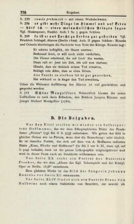 D. Die Beigaben