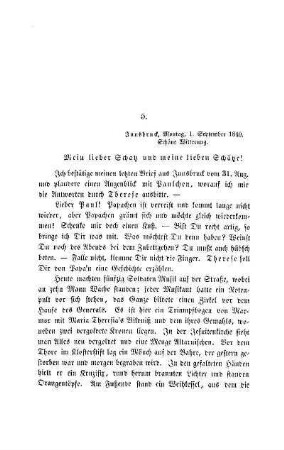 Innsbruck, 1. September 1840