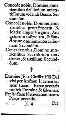 Preces et Litaniae quotidianae, ad impetrandam bonam mortem