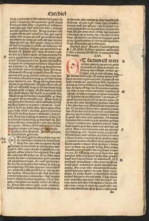 Incipit Ezechiel propheta
