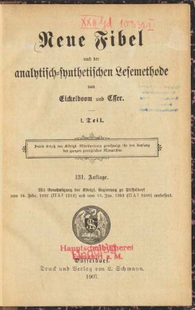 Teil 1, [Schülerband]: [Teil 1, [Schülerband]]
