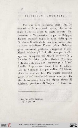 Iscrizioni Onorarie