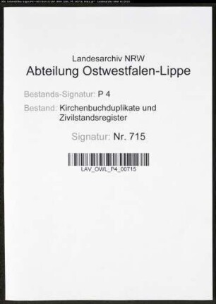 Kirchenbuchduplikate der katholischen Gemeinde (GHT 1849-1856). (Gemeinde: Allagen, katholische Gemeinde)